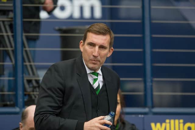 Hibernian manager Alan Stubbs. Picture: John Devlin