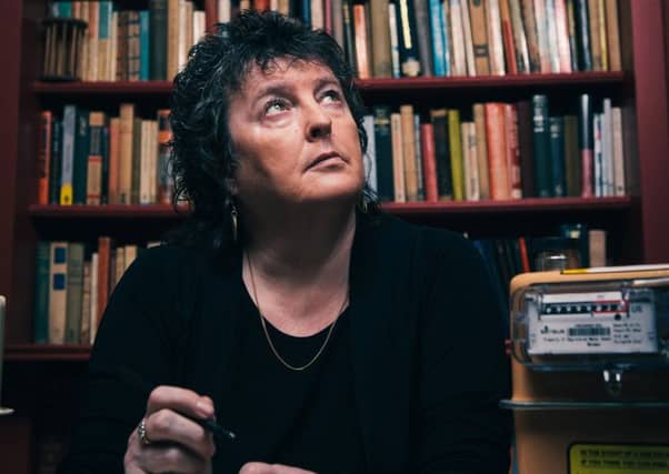 Poet Laureate Carol Ann Duffy with her old-school meter. Picture: Mikael Buck
