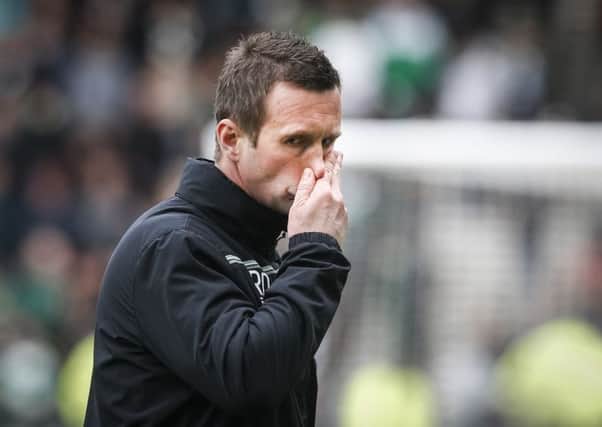 Celtic Manager Ronny Deila during the William Hill Scottish Cup semi-final  against Rangers at Hampden on Sunday. Picture: Danny Lawson/PA
