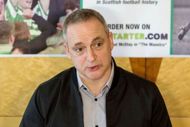 Paul McStay was back in Scotland to announce details of his forthcoming autobiography, The Maestro. Picture: Gary Hutchison/SNS