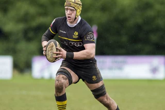 Lewis Carmichael, picture in action for Melrose, has signed a pro deal with Edinburgh. Picture: Paul Devlin/SNS/SRU