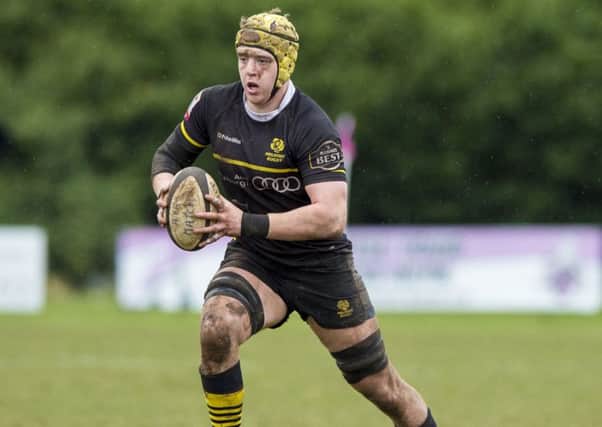 Lewis Carmichael, picture in action for Melrose, has signed a pro deal with Edinburgh. Picture: Paul Devlin/SNS/SRU