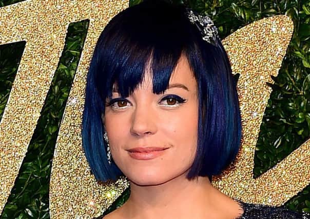 Lily Allen. Picture: PA