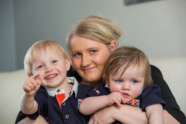 Lyndsey Cornet and her boys Chris and Lyle. Picture: submitted