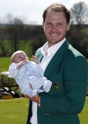 New Masters champion Danny Willett aims to enjoy spending time with his son, Zachariah, before getting back to business. Picture: PA