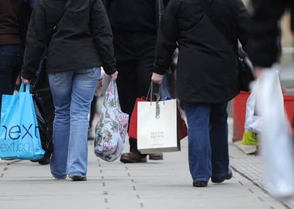 Total sales in Scotland were down last month. Picture: Jane Barlow
