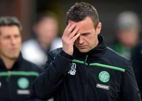 Ronny Deila's position as manager of Celtic had become increasingly untenable. Picture: PA
