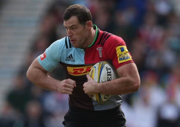 Tim Visser is aiming to help Harlequins reach the European Challenge Cup final. Picture: Steve Bardens/Getty Images for Harlequins