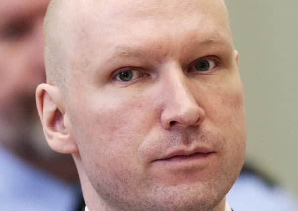 Anders Behring Breivik has sued the government. Picture: AP