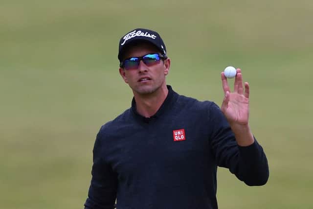 Adam Scott: Commitments. Picture: PA