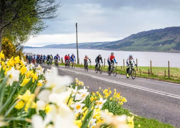 Riders participate in last year's Etape Loch Ness. Picture: Etape Loch Ness