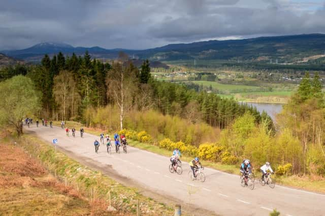 Riders participate in last year's Etape Loch Ness. Picture: Etape Loch Ness