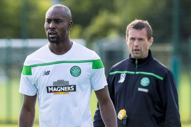 Ronny Deila (right) and with dud signing Carlton Cole. Picture: SNS