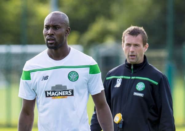 Ronny Deila (right) and with dud signing Carlton Cole. Picture: SNS