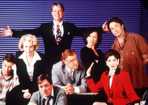 David Swift (centre), actor in Drop the Dead Donkey. Picture: Contributed