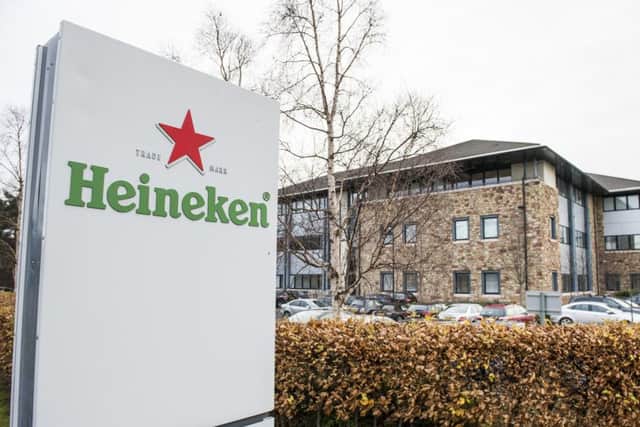 Heineken's offices at Edinburgh's South Gyle business park. Picture: Ian Georgeson