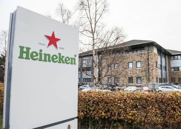 Heineken's offices at Edinburgh's South Gyle business park. Picture: Ian Georgeson