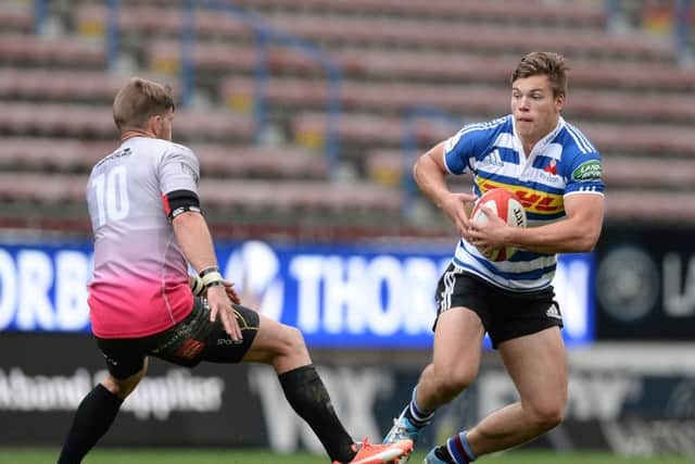 Now playing for the Stormers after rising through the Western Province ranks, Huw Jones, right, is Scottish qualified and on the Murrayfield radar. Picture: Getty Images
