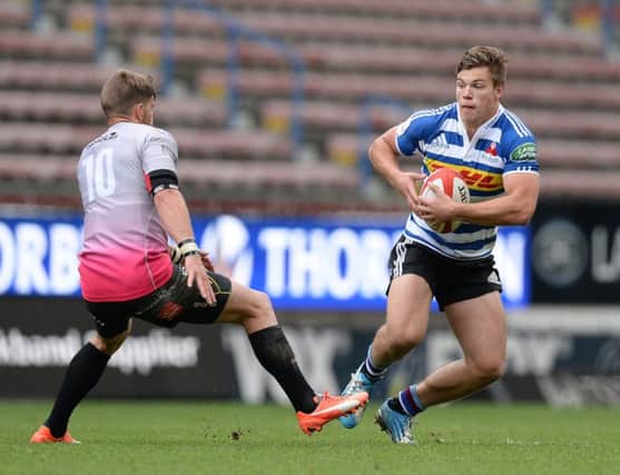 Now playing for the Stormers after rising through the Western Province ranks, Huw Jones, right, is Scottish qualified and on the Murrayfield radar. Picture: Getty Images