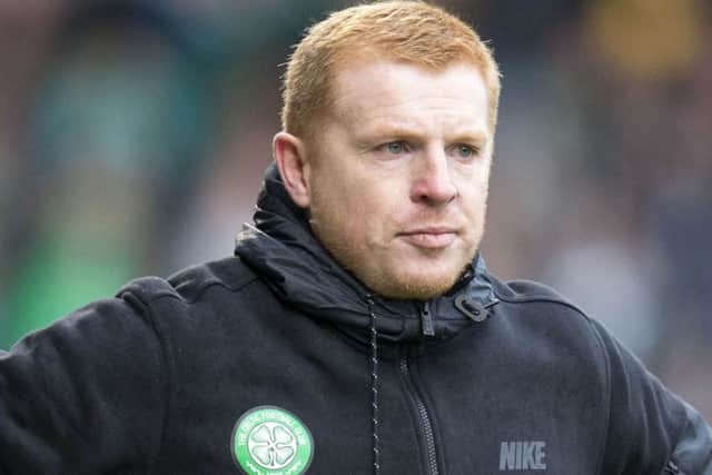 Neil Lennon during his tenure as Celtic manager. Picture: PA