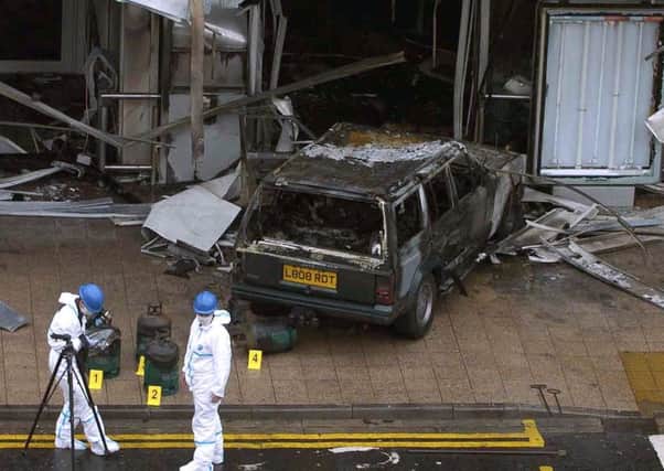 The Glasgow Airport islamist attack took place in 2007. Picture: AP