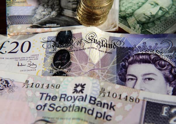 Scottish banknotes are guaranteed by the Bank of England. Picture: Jeff J Mitchell/Getty