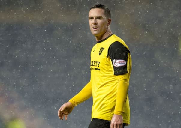 Livingston's Mark Fotheringham faces a play-off battle to try to keep the club in the Championship. Picture: Craig Williamson/SNS
