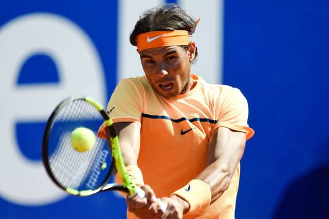 Rafael Nadal defeated Philipp Kohlschreiber in the semi-final of the Barcelona Open. Picture: David Ramos/Getty Images