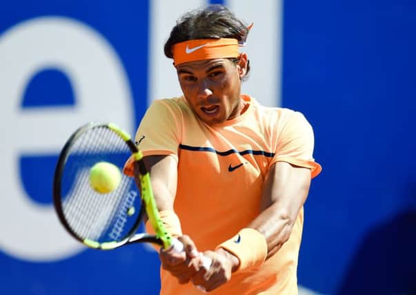 Rafael Nadal defeated Philipp Kohlschreiber in the semi-final of the Barcelona Open. Picture: David Ramos/Getty Images