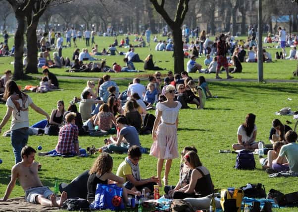 The Meadows in the summer is a lovely place to be and despite other downsides the city really is the best in Britain. Picture: Ian Rutherford