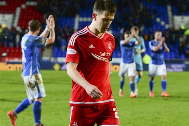 Friday's loss to St Johnstone all but killed Aberdeen's title hopes. Picture: SNS