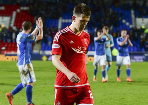 Friday's loss to St Johnstone all but killed Aberdeen's title hopes. Picture: SNS