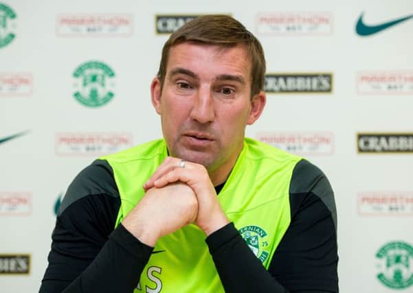 Alan Stubbs says Falkirk are now favourites to finish second. Picture: SNS.