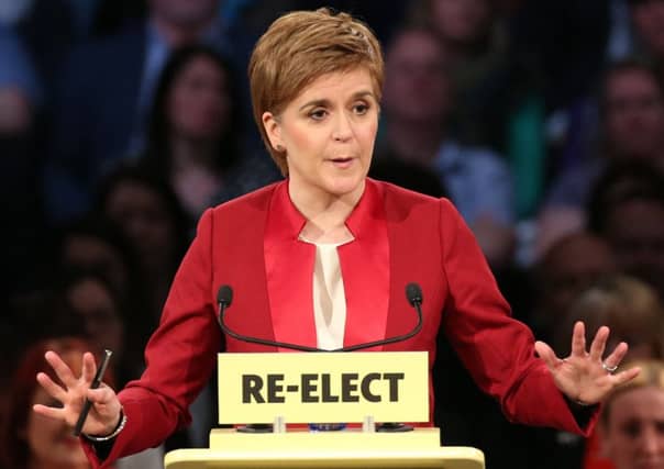 SNP leader Nicola Sturgeon. Picture: PA