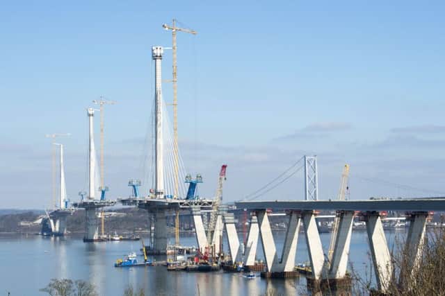 The Queensferry Crossing is a sign of Edinburgh's 'vibrancy', said Derek Shewan. Picture: Ian Rutherford