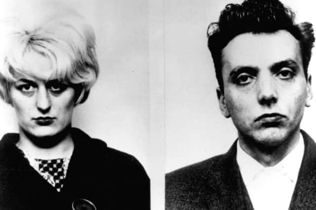 Police photographs, taken just after their arrest of Myra Hindley and partner Ian Brady, the infamous Moors Murderers