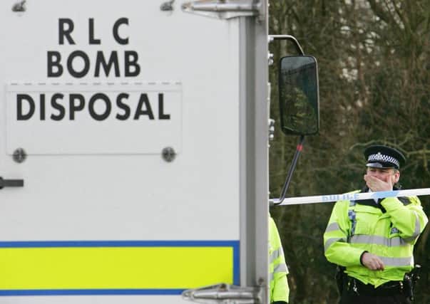 Police and bomb squad called to attempted robbery report in Aberdeen. Picture: AFP/Getty Images