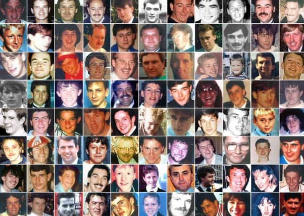 Some of the 96 victims of the Hillsborough disaster. Picture: PA