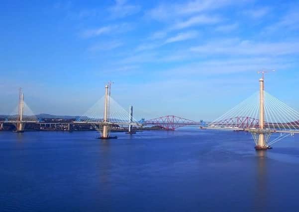 The new Queensferry Crossing. Picture: Airborne Lens/Vimeo