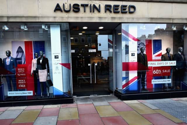 Austin Reed's store on Edinburgh's George Street. Picture: Jeff J Mitchell/Getty Images