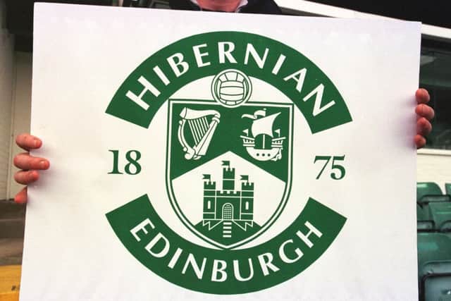 Hibs insist their badge is safe from any prosecution. Picture: Sandy Young