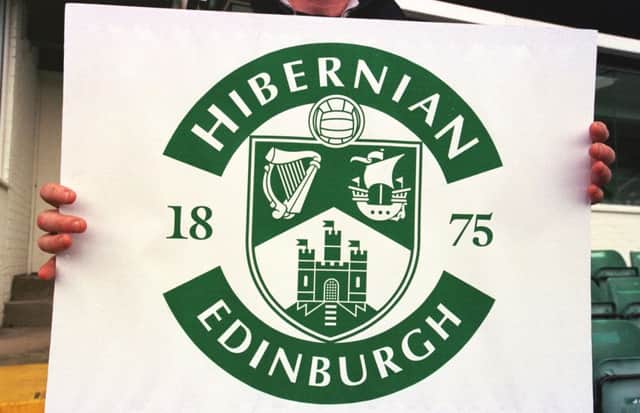 Hibs insist their badge is safe from any prosecution. Picture: Sandy Young