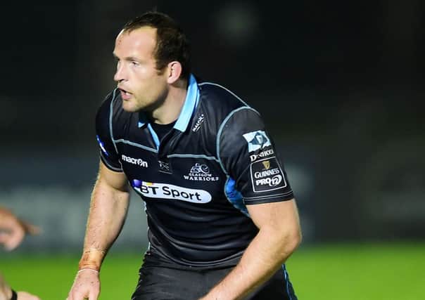 James Eddie has quit the game at Glasgow Warriors after a sixth serious should injury ended his season. Picture: Bill Murray/SNS