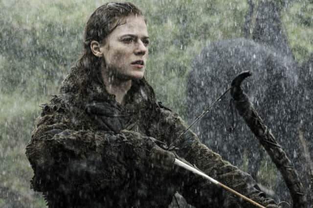 Scottish actress Rose Leslie in Game of Thrones.