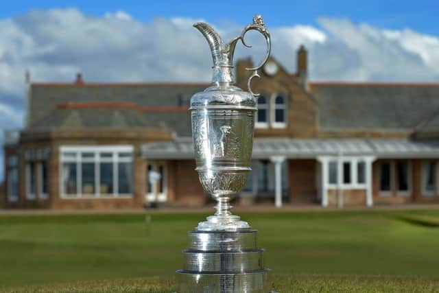 The Claret Jug at Royal Troon Golf Club. Picture: Getty