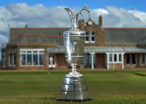 The Claret Jug at Royal Troon Golf Club. Picture: Getty