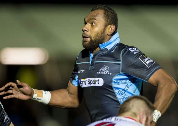 Leone Nakarawa has been allowed to leave Glasgow Warriors a year early. Picture: SNS