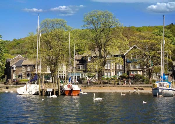 Waterhead Hotel seen from Lake Windermere