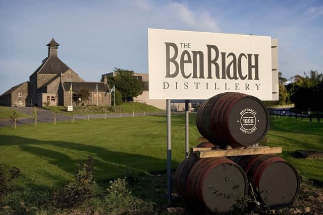 The BenRiach distillery at Elgin in Morayshire. Picture: Peter Sandground
