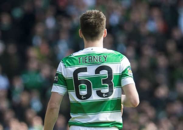 Kieran Tierney is up for the Young Player of the Year award. Picture: SNS